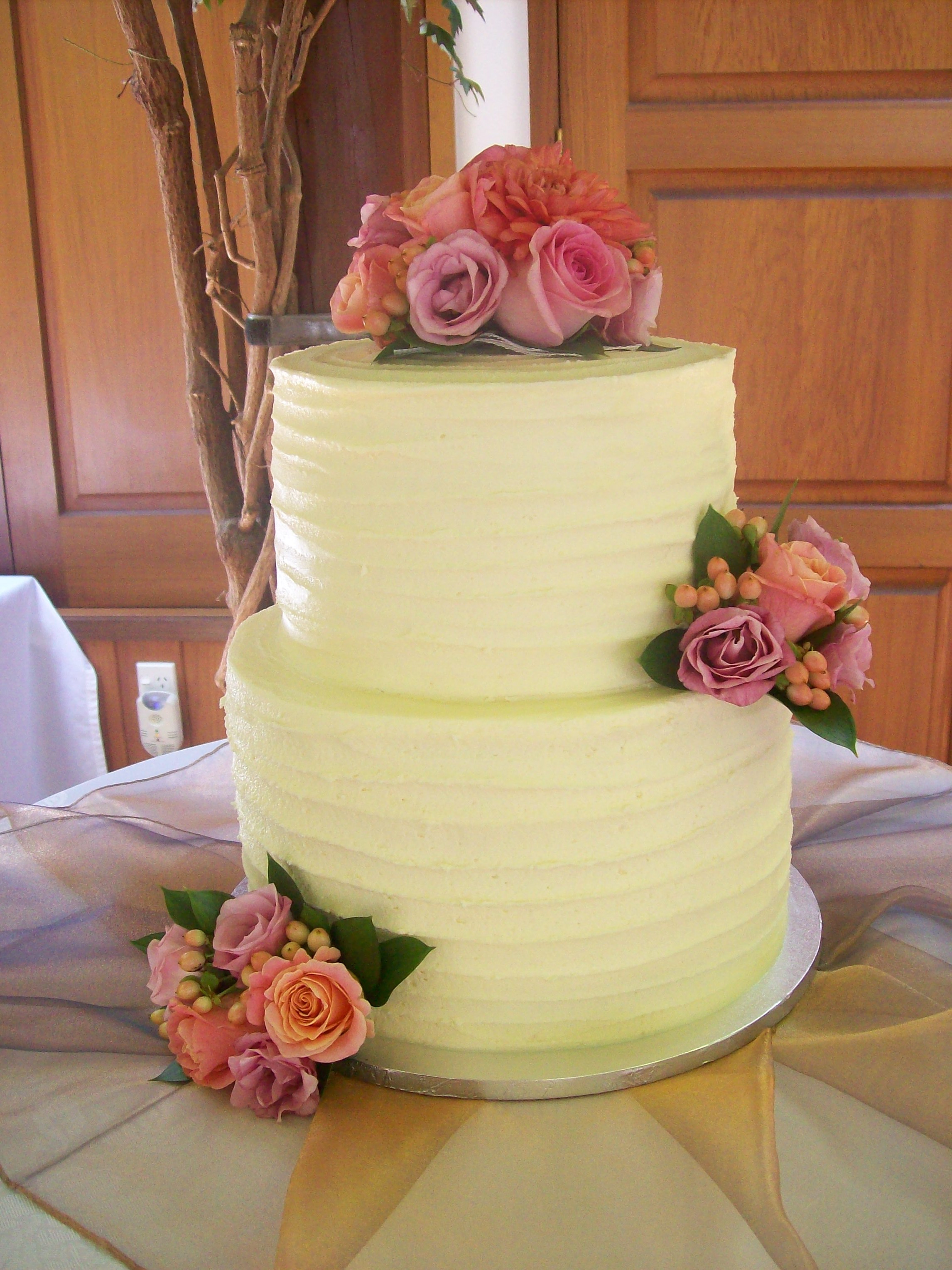 Butter Cream Wedding Cake 495 • Temptation Cakes Temptation Cakes
