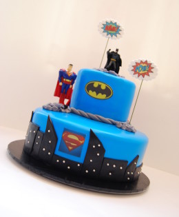 Batman Versus Superman Cake $375