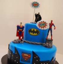Spiderman Batman Superman Cake $399