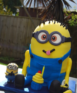 3D Minion Cake $325