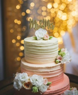 Ombre Wedding Cake $595