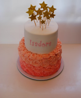 Rosette Cake with Stars $399