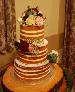 Naked Wedding Cake $599