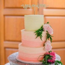Ombre Wedding Cake $595