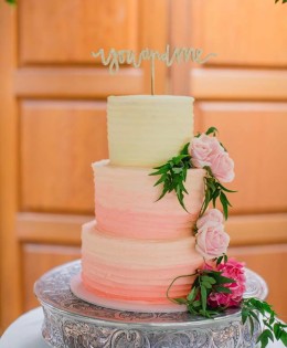 Ombre Wedding Cake $595