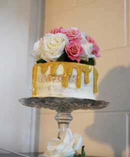 Salted Caramel Semi-Naked Cake $249