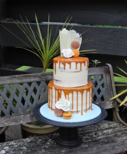 Semi-Naked Wedding Cake $495