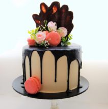 Black and White Drizzle Cake $249