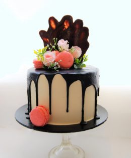 Black and White Drizzle Cake $249