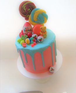 Candy Chaos Cake 7 inch $175