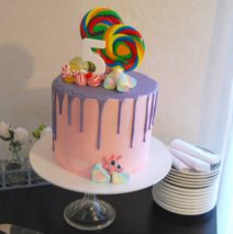 Candy Chaos Drizzle Cake $195