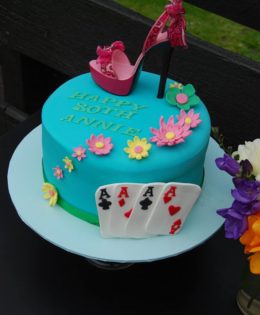 Stiletto Shoe Casino Cake $295