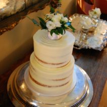 Semi Naked Cake $495 (10 and 8 inch)