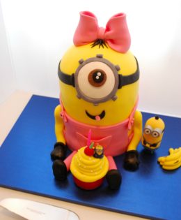 Girl Minion Cake $325