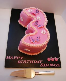 3 shaped Birthday Cake $249