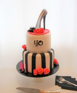 40th Birthday Cake High Heel $399