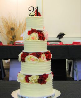 Four tier 21st Cake $695