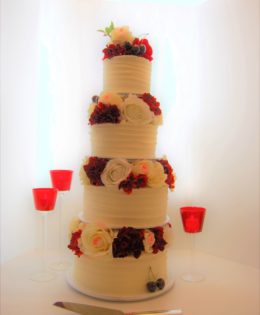 Red and White 4 tier $749