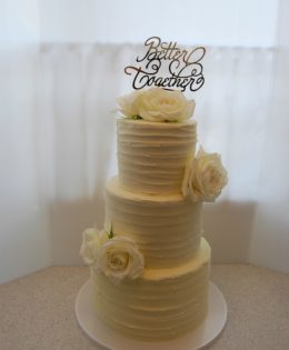 White Wedding Cake $595