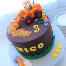 Digger Cake $249 cake is 8 inch
