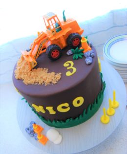 Digger Cake $249 cake is 8 inch