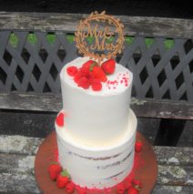 Berries Wedding Cake (Seasonal) $399