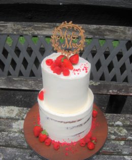 Berries Wedding Cake (Seasonal) $399