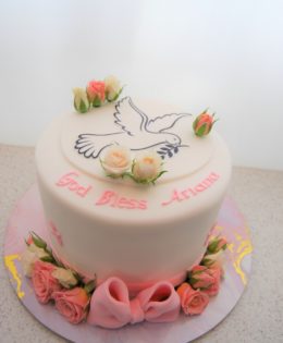 Baptism Cake dove $299 (8 inch)