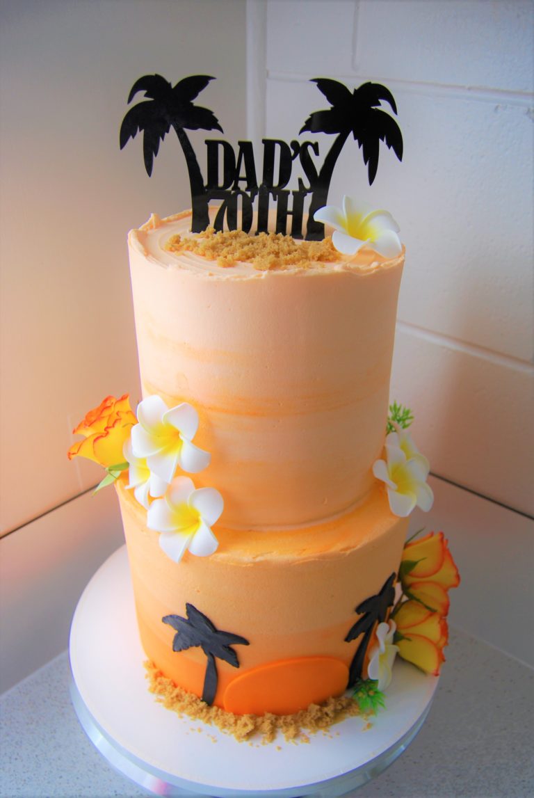 Sunset Island Cake 399 • Temptation Cakes Temptation Cakes 