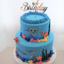 Baby Shark Cake (with word topper) $449