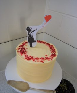 Banksy Cake $99 (6 inch)