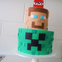 Minecraft 2 Tier Cake $449