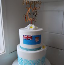 Fiji Flag Cake $399