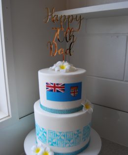 Fiji Flag Cake $399