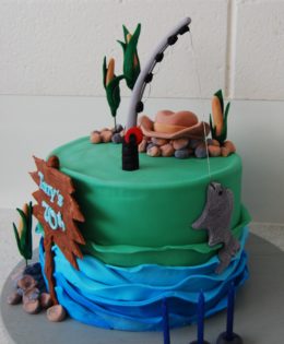 Fishing Rod Cake $250