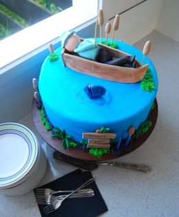 Fishing Boat Cake $250