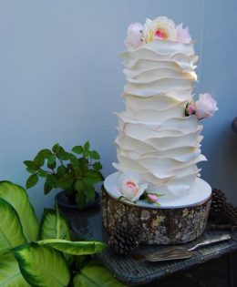 Petal Wedding Cake $899
