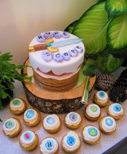 Rune Scape cake $225 Cupcakes $6 each