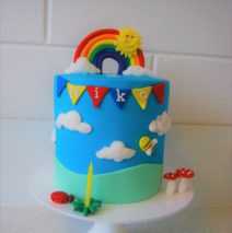 Rainbow cake $255 (7 inch)