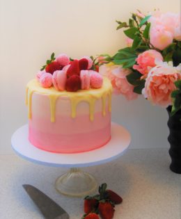 Pink Ombre with Macaroons $259