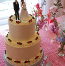 Retro Wedding Cake $499